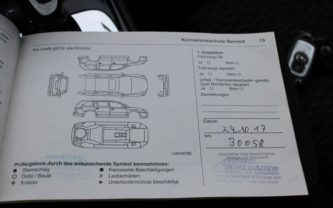 Opel Astra cena 42800 przebieg: 122000, rok produkcji 2016 z Oświęcim małe 781